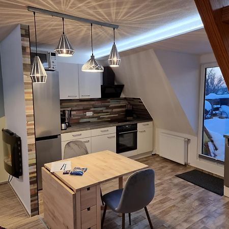 Gemuetliche Dachwohnung Mit Kleiner Oder Grosser Dachterrasse Nebeneinander Wolmirstedt Esterno foto