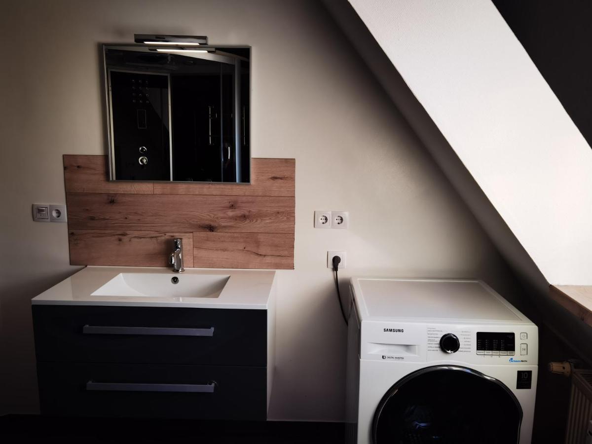 Gemuetliche Dachwohnung Mit Kleiner Oder Grosser Dachterrasse Nebeneinander Wolmirstedt Esterno foto