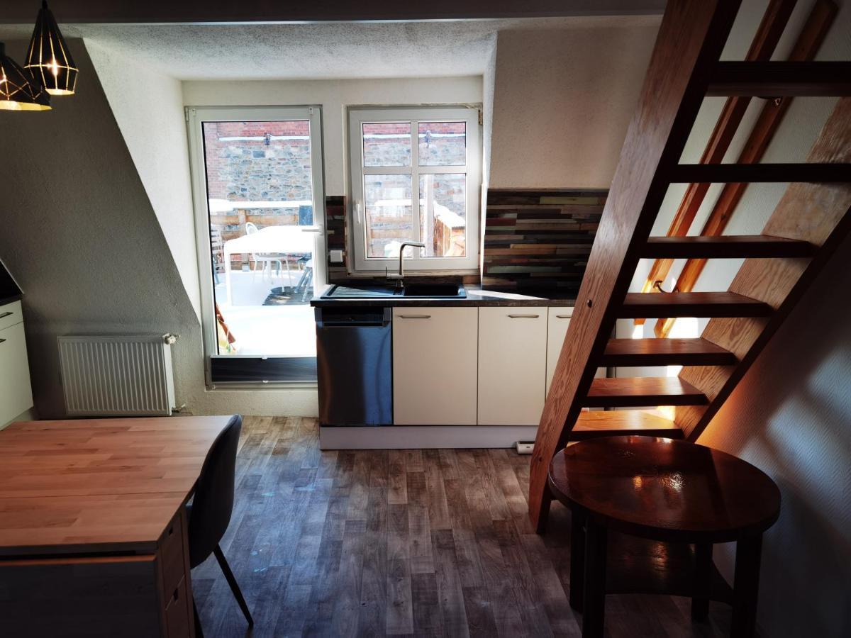 Gemuetliche Dachwohnung Mit Kleiner Oder Grosser Dachterrasse Nebeneinander Wolmirstedt Esterno foto