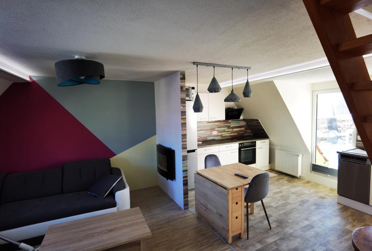 Gemuetliche Dachwohnung Mit Kleiner Oder Grosser Dachterrasse Nebeneinander Wolmirstedt Esterno foto