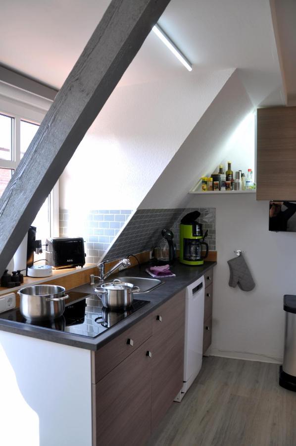 Gemuetliche Dachwohnung Mit Kleiner Oder Grosser Dachterrasse Nebeneinander Wolmirstedt Esterno foto